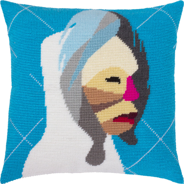 Needlepoint Pillow Kit "Strength"