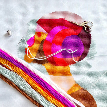 Needlepoint Pillow Kit "Dreaminess"