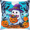 Needlepoint Pillow Kit "Ghost and treats"