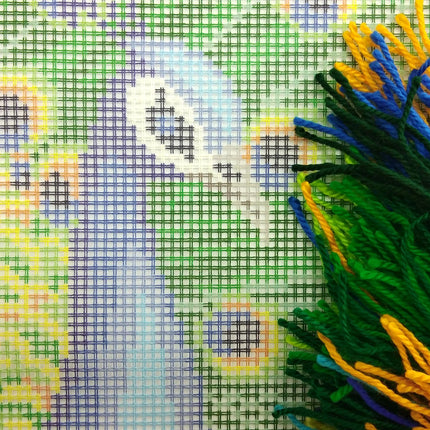 Needlepoint Pillow Kit "Peacock"