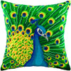 Needlepoint Pillow Kit "Peacock"