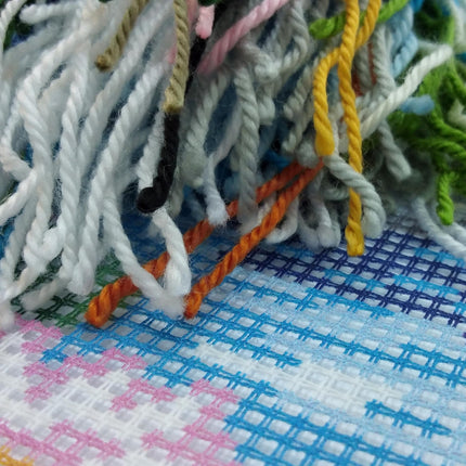 Needlepoint Pillow Kit "Swans"
