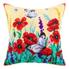 Needlepoint Pillow Kit "Large Whites on Poppies"