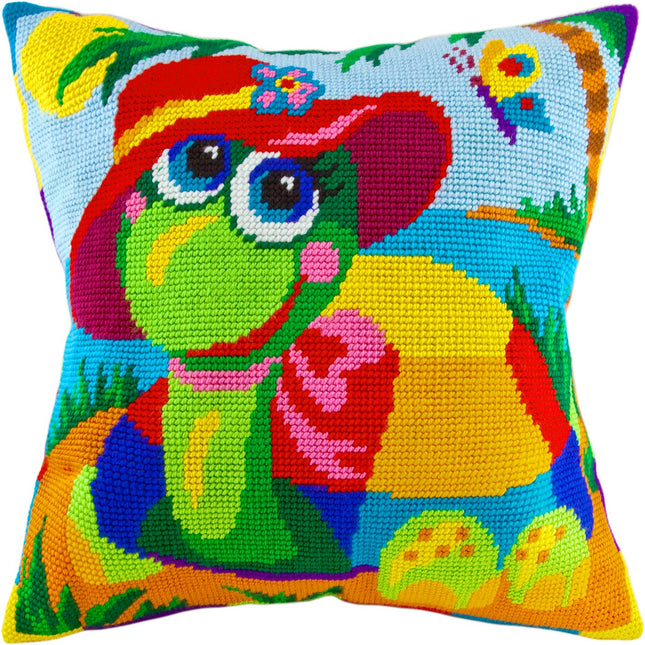 Needlepoint Pillow Kit "Turtle"