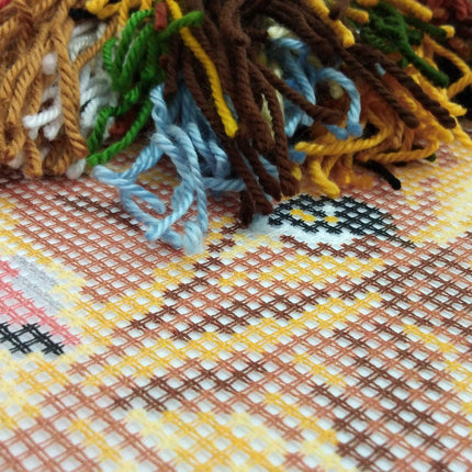 Needlepoint Pillow Kit "Lion"