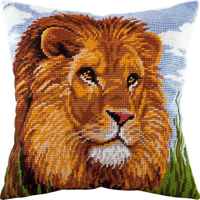 Needlepoint Pillow Kit "Lion"