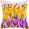 Needlepoint Pillow Kit "Crocuses"