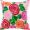 Needlepoint Pillow Kit "Décor of Roses"