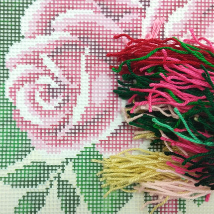 Needlepoint Pillow Kit "Three Roses"