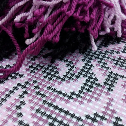 Needlepoint Pillow Kit "Royal Rosette"