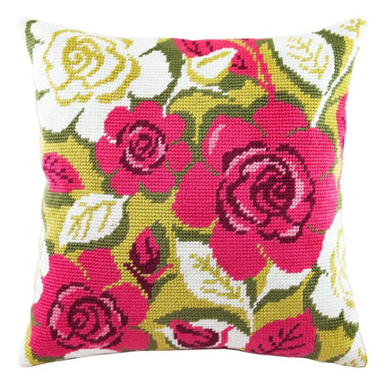 Needlepoint Pillow Kit "Roses"