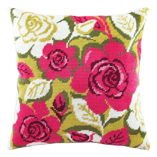 Needlepoint Pillow Kit "Roses"