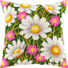 Needlepoint Pillow Kit "Daisies"