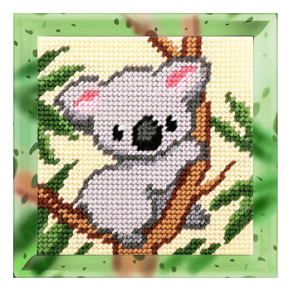 DIY Needlepoint Kit "Koala" 5.9"x5.9"