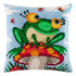 Cross Stitch Pillow Kit "Frog on a Mushroom"