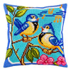 Cross Stitch Pillow Kit "Singing Tits"