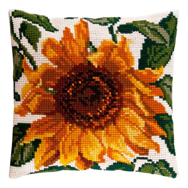 Cross Stitch Pillow Kit "Sunflower"
