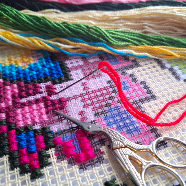 Cross Stitch Pillow Kit 