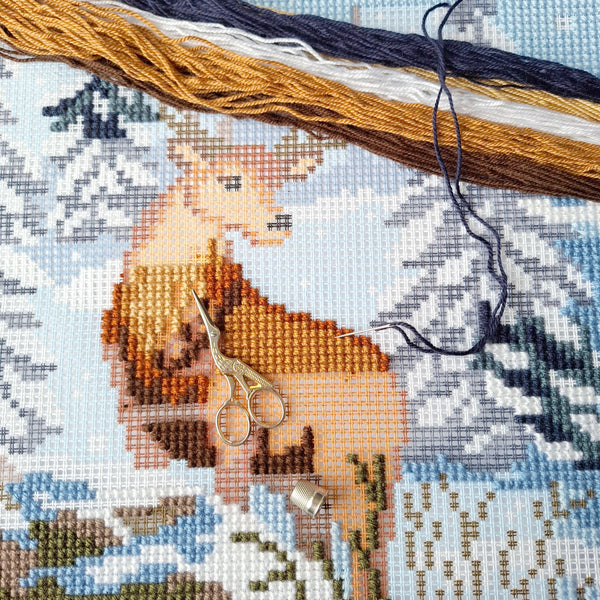 Cross Stitch Pillow Kit 