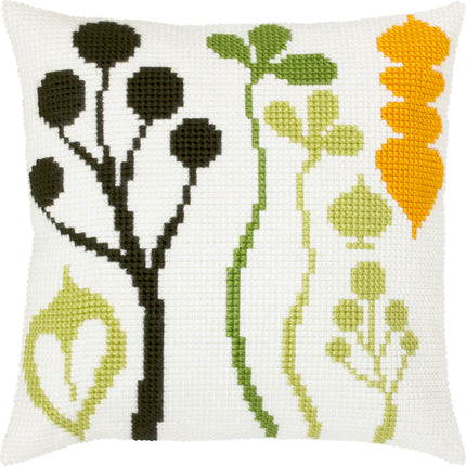 Cross Stitch Pillow Kit "Natures lines"