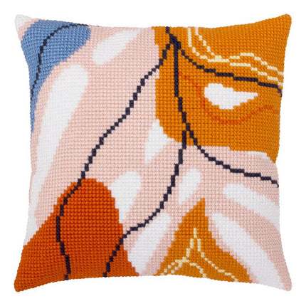 Cross Stitch Pillow Kit "Tropics modern"