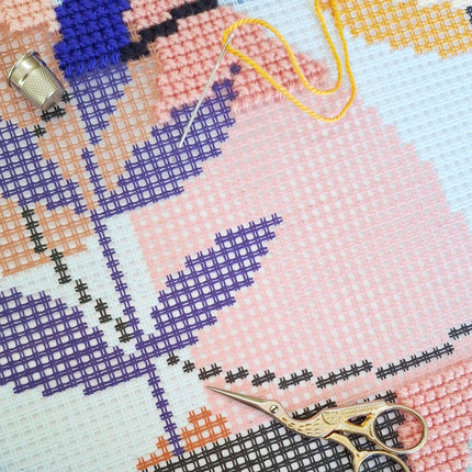 Cross Stitch Pillow Kit "Symphony"