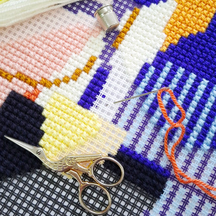 Cross Stitch Pillow Kit "Balance"