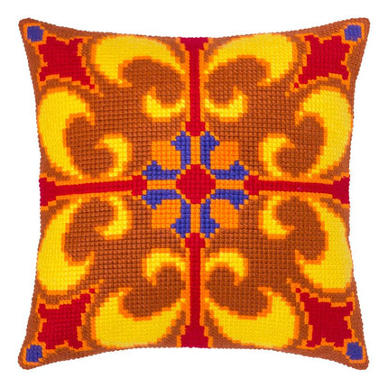 Cross Stitch Pillow Kit "Spiced Honey"