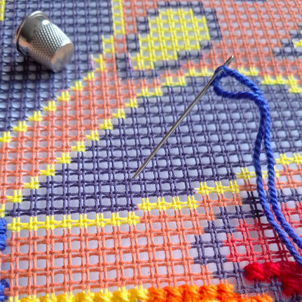 Cross Stitch Pillow Kit "Carnival"