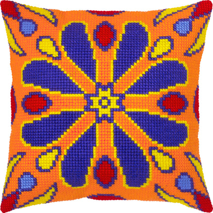 Cross Stitch Pillow Kit "Carnival"