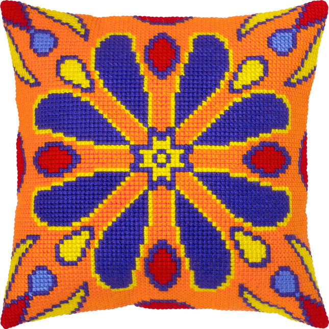 Cross Stitch Pillow Kit "Carnival"