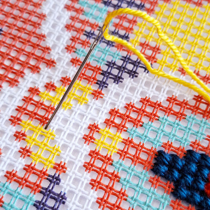 Cross Stitch Pillow Kit "Harmony of the Sun"