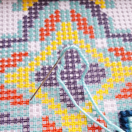 Cross Stitch Pillow Kit "Harmony of the Sky"