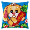 Cross Stitch Pillow Kit "Hare with a Carrot"