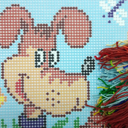 Cross Stitch Pillow Kit "Watchdog"