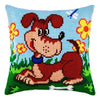 Cross Stitch Pillow Kit "Watchdog"