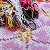 Cross Stitch Pillow Kit "Dog Rose"