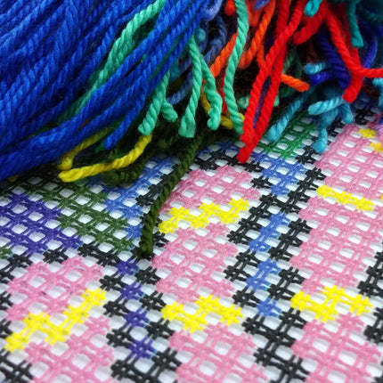 Cross Stitch Pillow Kit "Fish"
