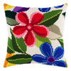 Cross Stitch Pillow Kit "Fantasy Flowers"