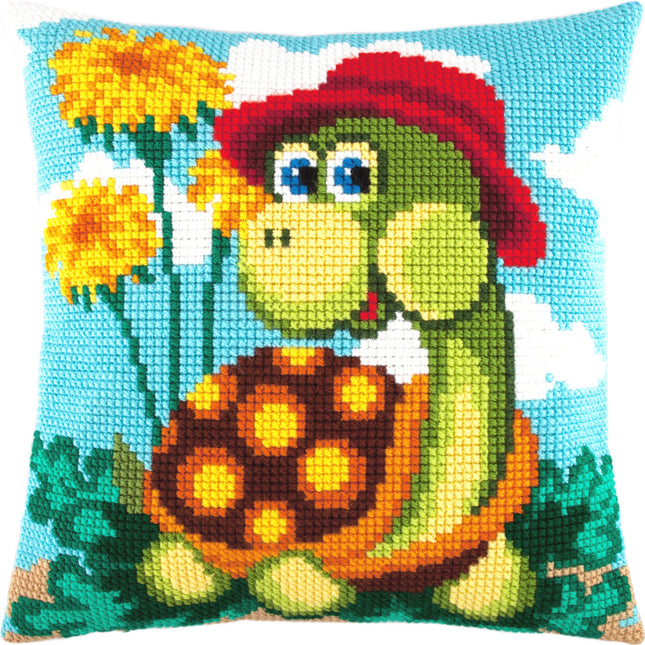 Cross Stitch Pillow Kit "Turtle"