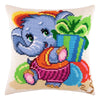 Cross Stitch Pillow Kit "Little Elephant"
