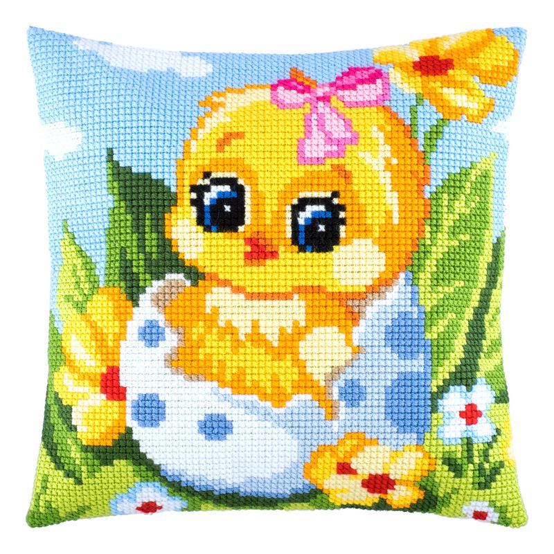 Cross Stitch Pillow Kit "It’s a Girl"