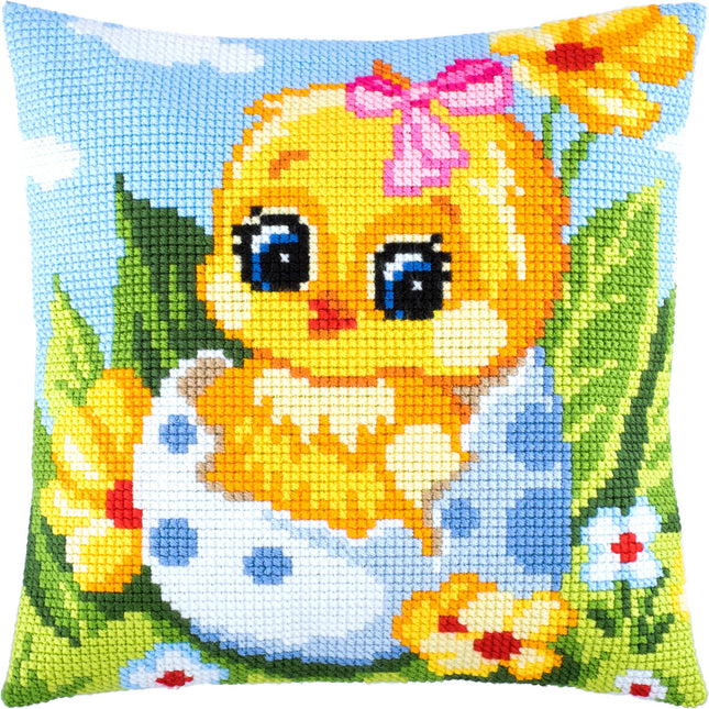 Cross Stitch Pillow Kit "It’s a Girl"