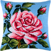 Cross Stitch Pillow Kit "Rose"