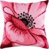 Cross Stitch Pillow Kit "Pink Flower"