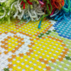 Cross Stitch Pillow Kit "Summer Flowers"