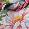 Cross Stitch Pillow Kit "Dahlia"