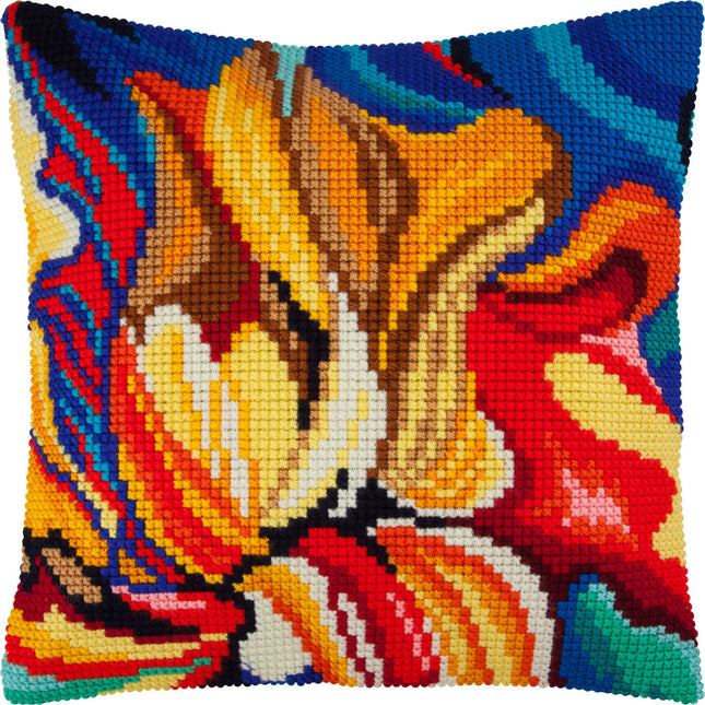 Cross Stitch Pillow Kit "Gouache"