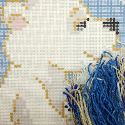 Cross Stitch Pillow Kit "Polar Bears"