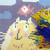 Cross Stitch Pillow Kit "Joyful Cat"
